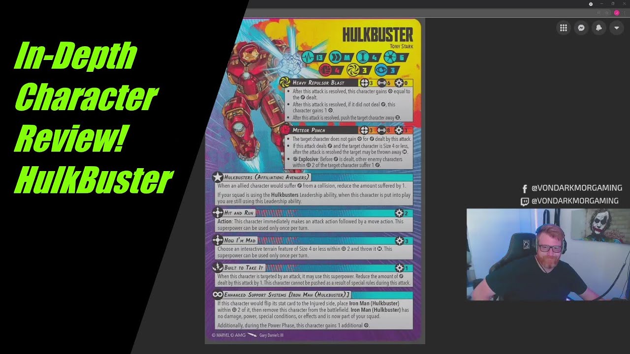 Marvel Crisis Protocol! In-depth Character Review! Hulkbuster!