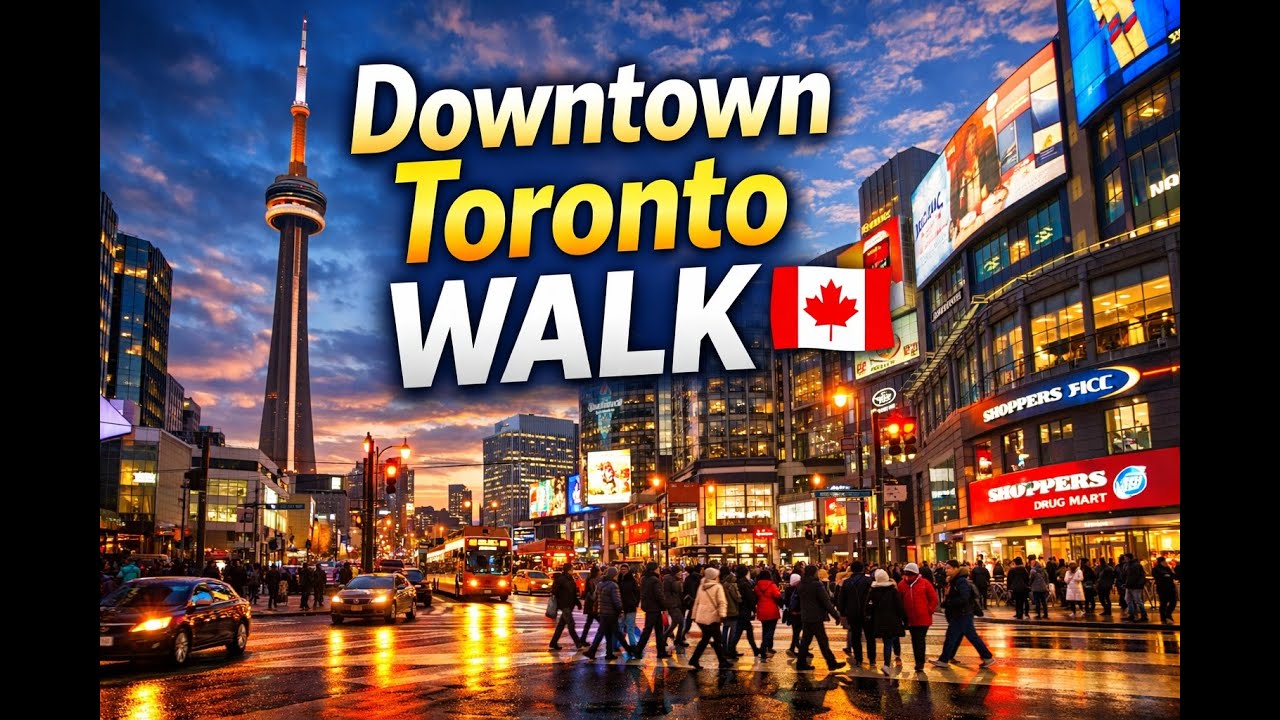 Walking Through the Heart of Toronto 🇨🇦 | Downtown Tour
