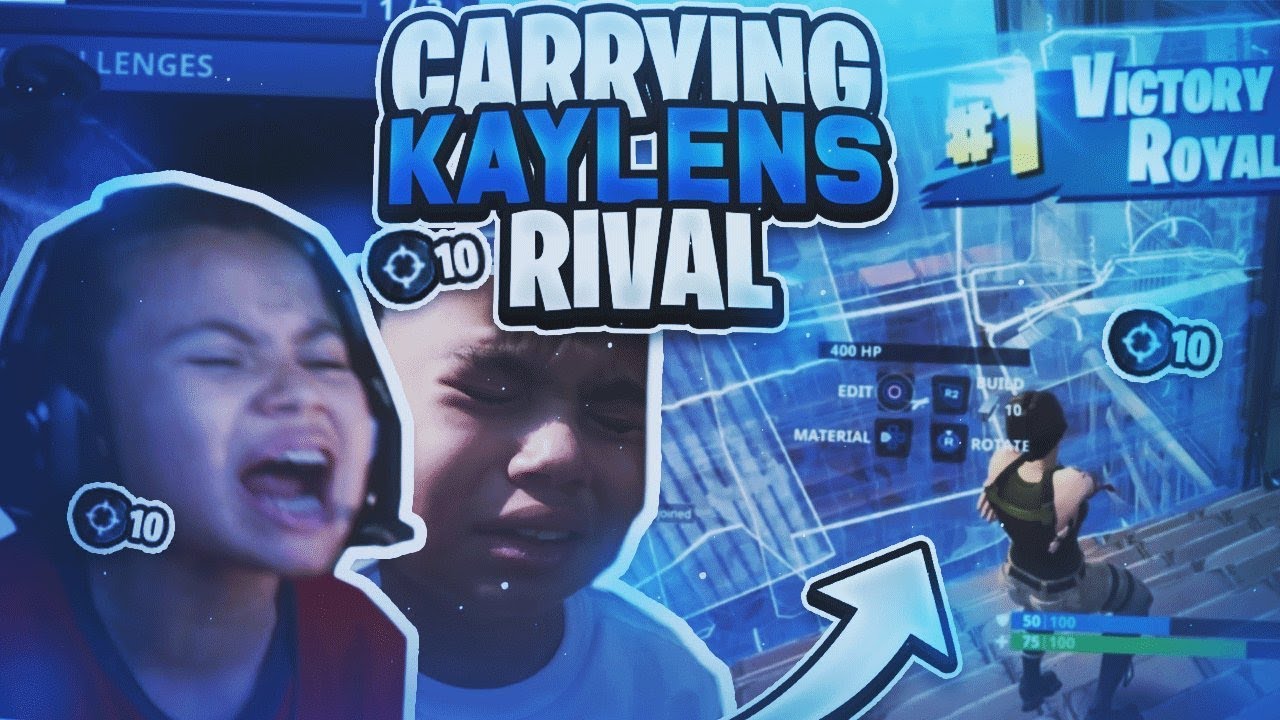 Carrying Kaylen The Gods Nemesis To Victory *10 Frag Solo Duo* (Fortnite Battle Royale)
