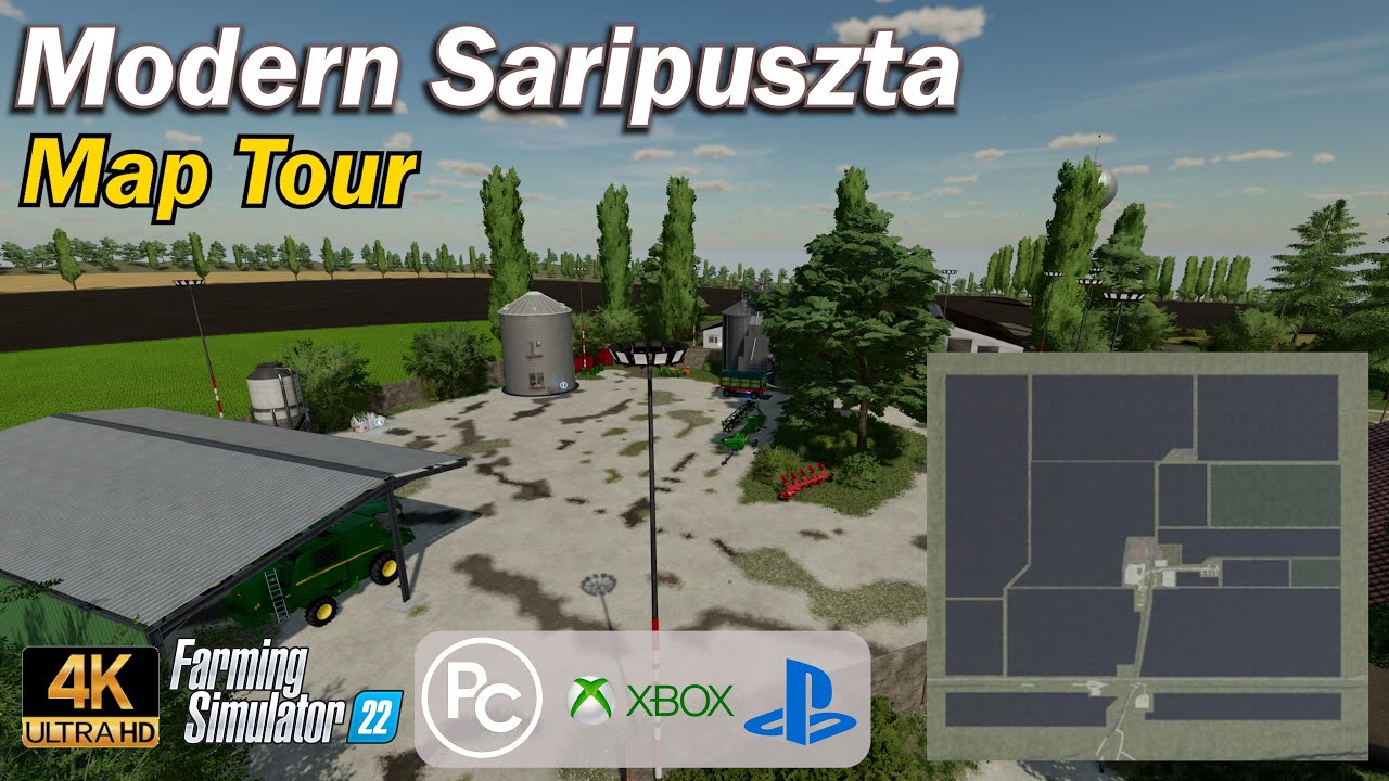 Modern Saripuszta | Map Tour | Farming Simulator 22