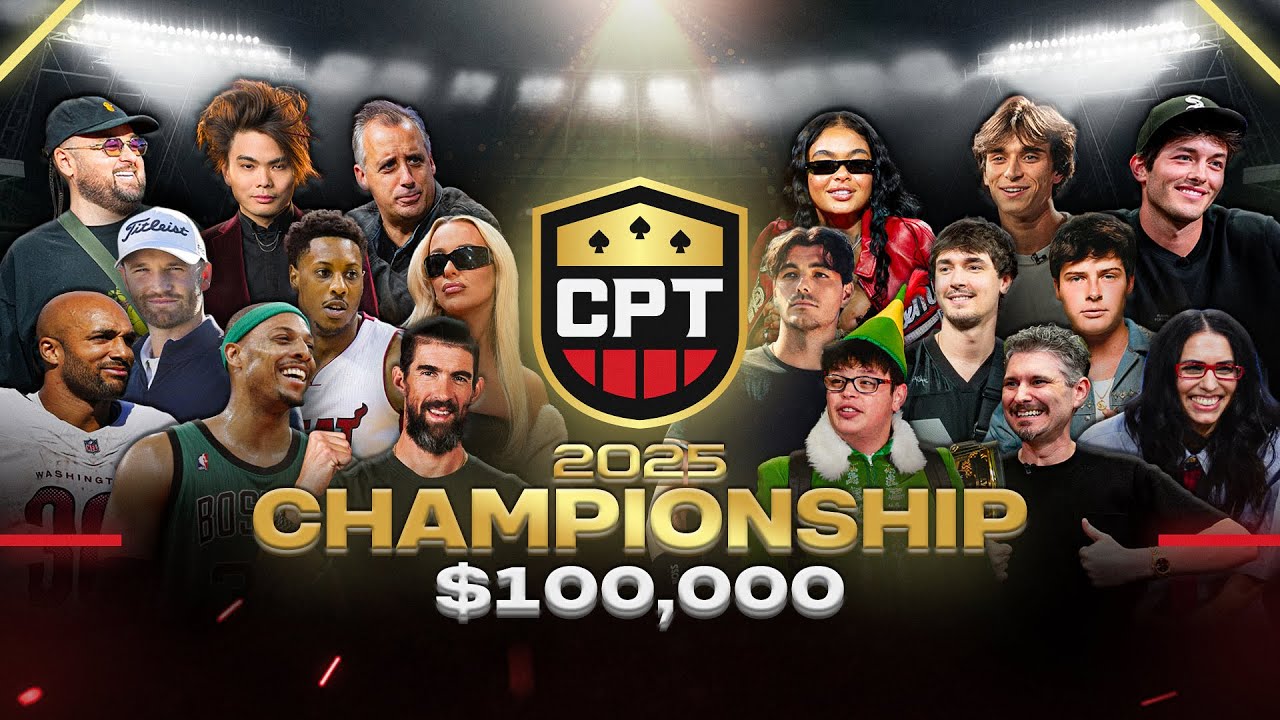 MICHAEL PHELPS, SKETCH, IMPRACTICAL JOKERS, & 50 CELEBS PLAY POKER FOR $100,000 | CPT Championship
