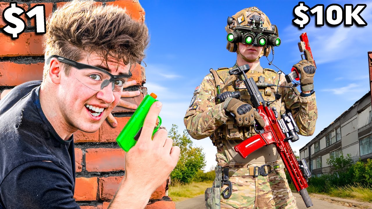 Bitwa airsoftowa o 1 dolara kontra 10 000 dolar&oacute;w!