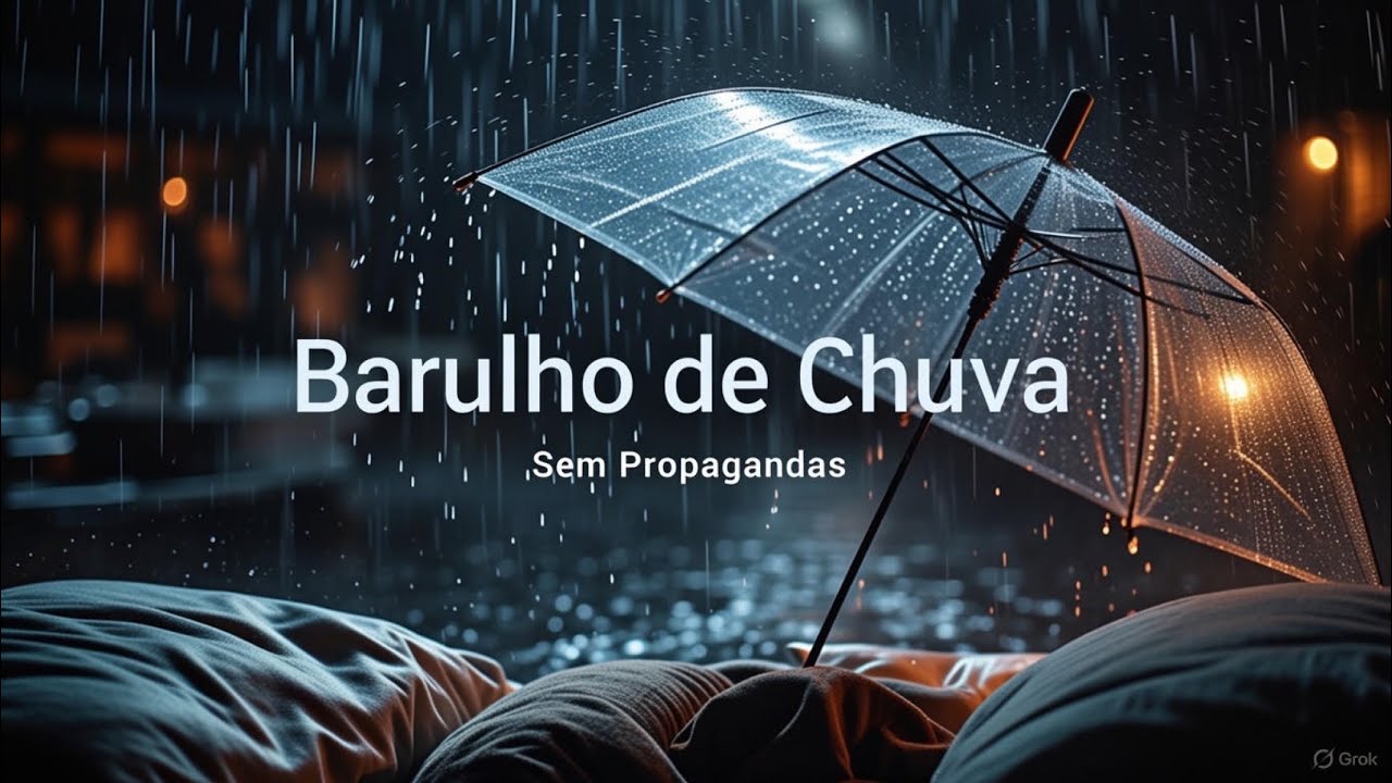 Barulho de CHUVA ☔️ sem interrupções (SEM ANÚNCIOS )1 hora de paz e sucego 