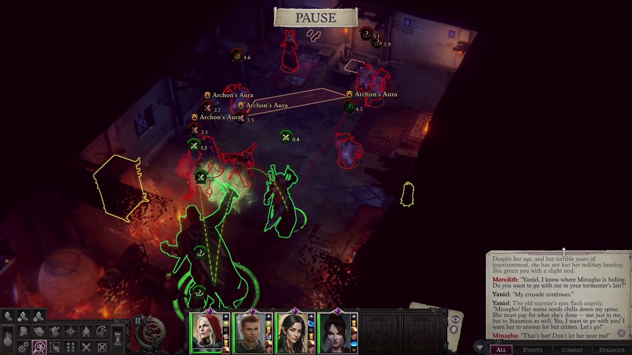 Pathinder WotR - Bringing Yaniel to Minagho's lair in act 4 (Angel MP)