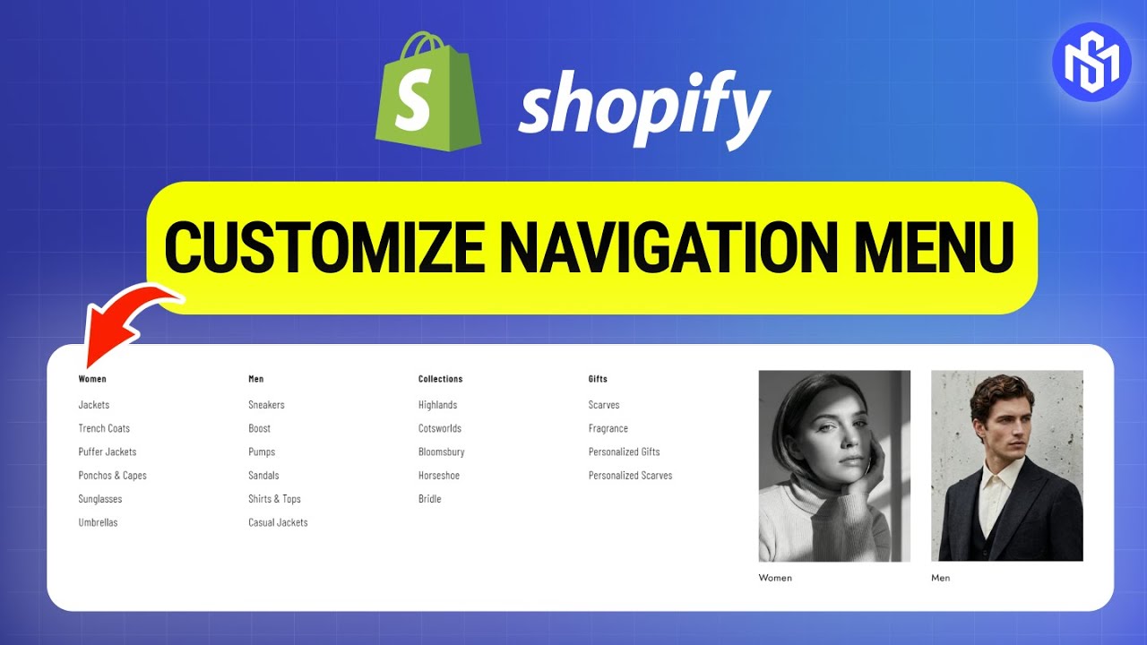 How To Add & Customize Navigation Menu in Shopify (2026 Tutorial)