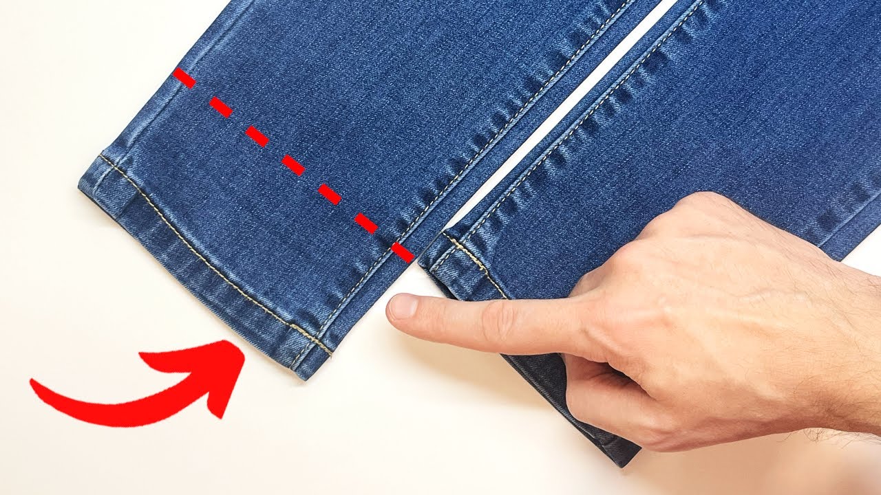 👖 How to Hem Jeans WITHOUT a Sewing Machine