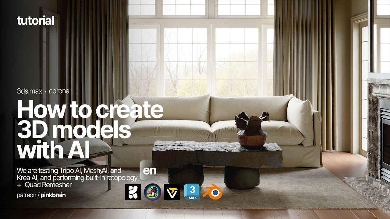 Create 3D Models with AI: Exploring Tripo, Meshy, and Krea Tools!