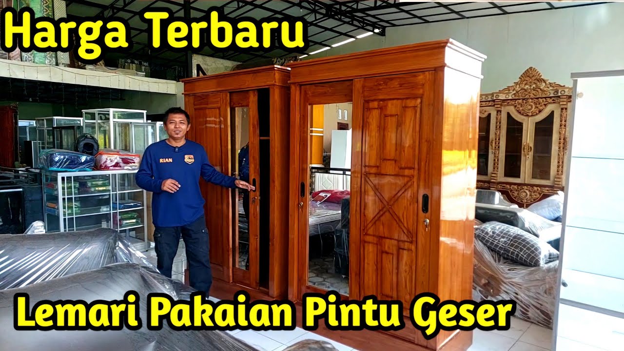 Rian Mebel Terbaru ! LEMARI PAKAIAN, Sofa Sudut, Lemari Besi, Lemari Tas, Lemari Kayu Pintu Geser