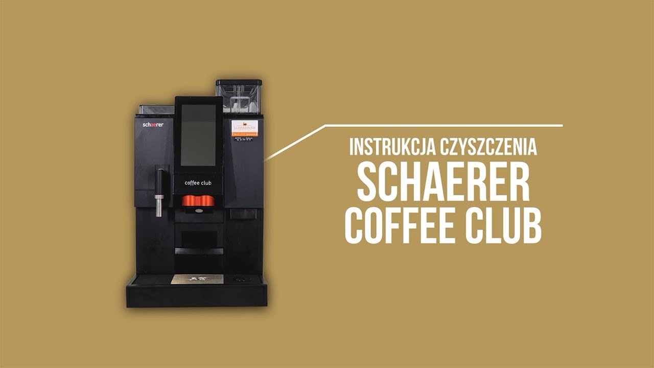 Film czyszczenie odkamienianie Schaerer Coffee CLUB