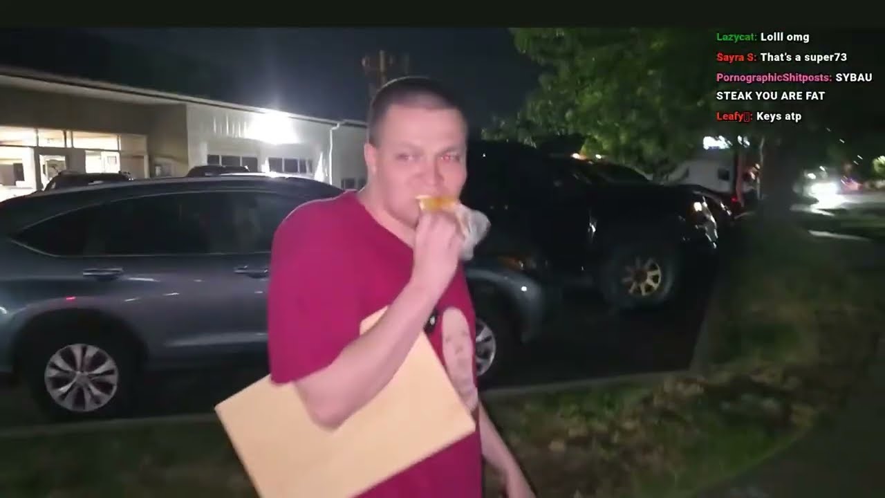 @steak GETS JUMPED LIVE!  #steak #scary