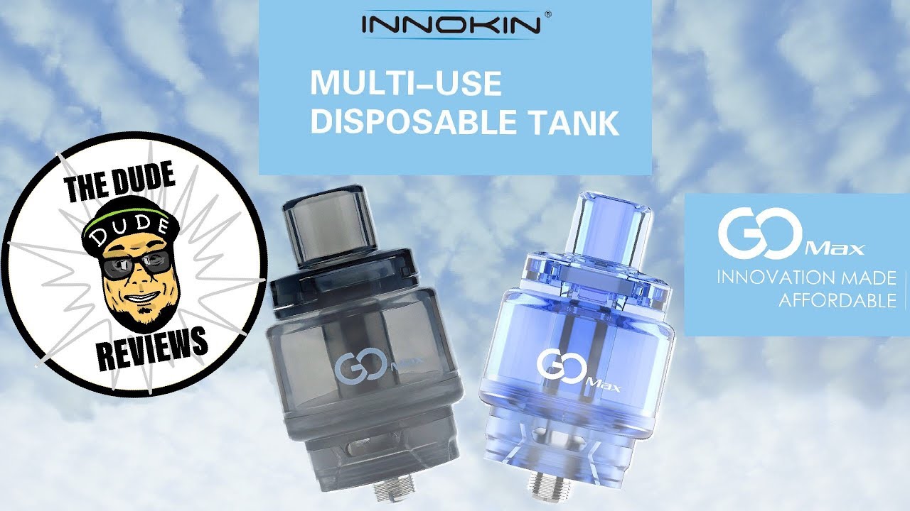 $4  INNOKIN GOMAX DISPOSABLE SUB-OHM TANK/ Review