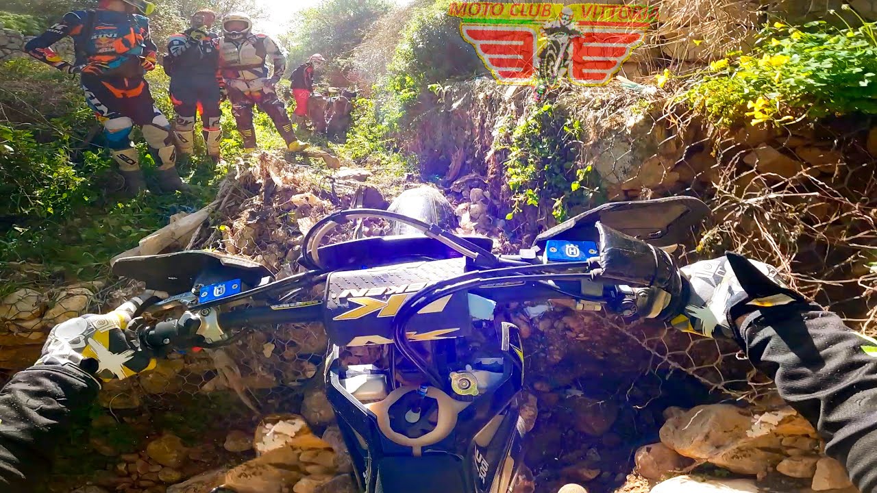 La MOTOCAVALCATA  di VITTORIA 2024 / POV Husqvarna Te300