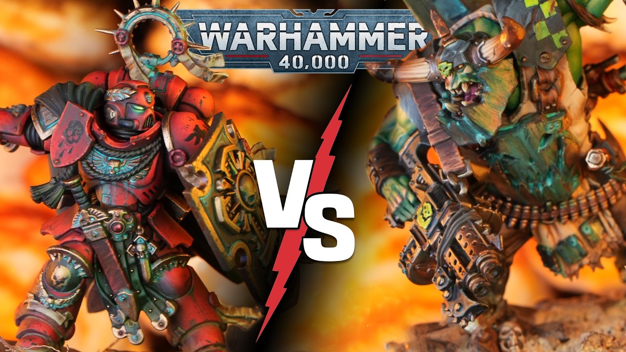**11TH EDITION!** NEW Orks vs Blood Angels | Warhammer 40k Battle Report