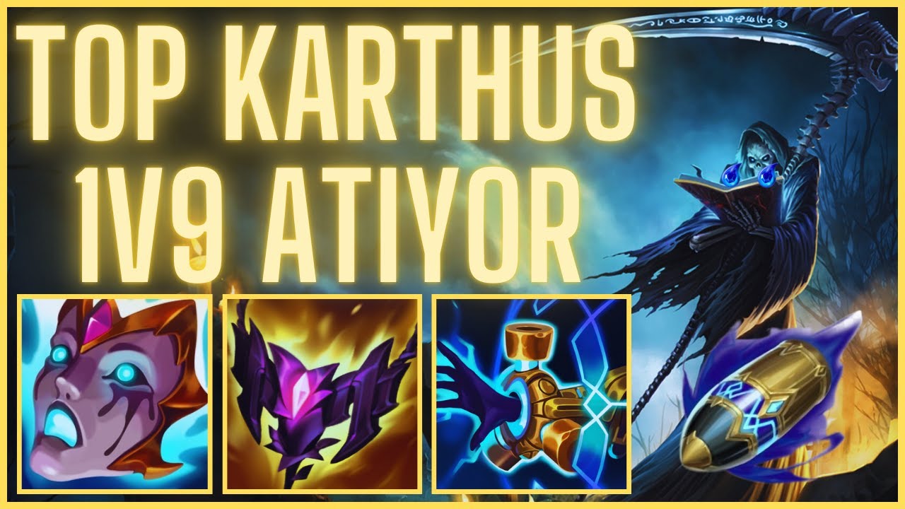 Karthus vs Teemo | Top Karthus ile Haritanın Her Yerindeyiz
