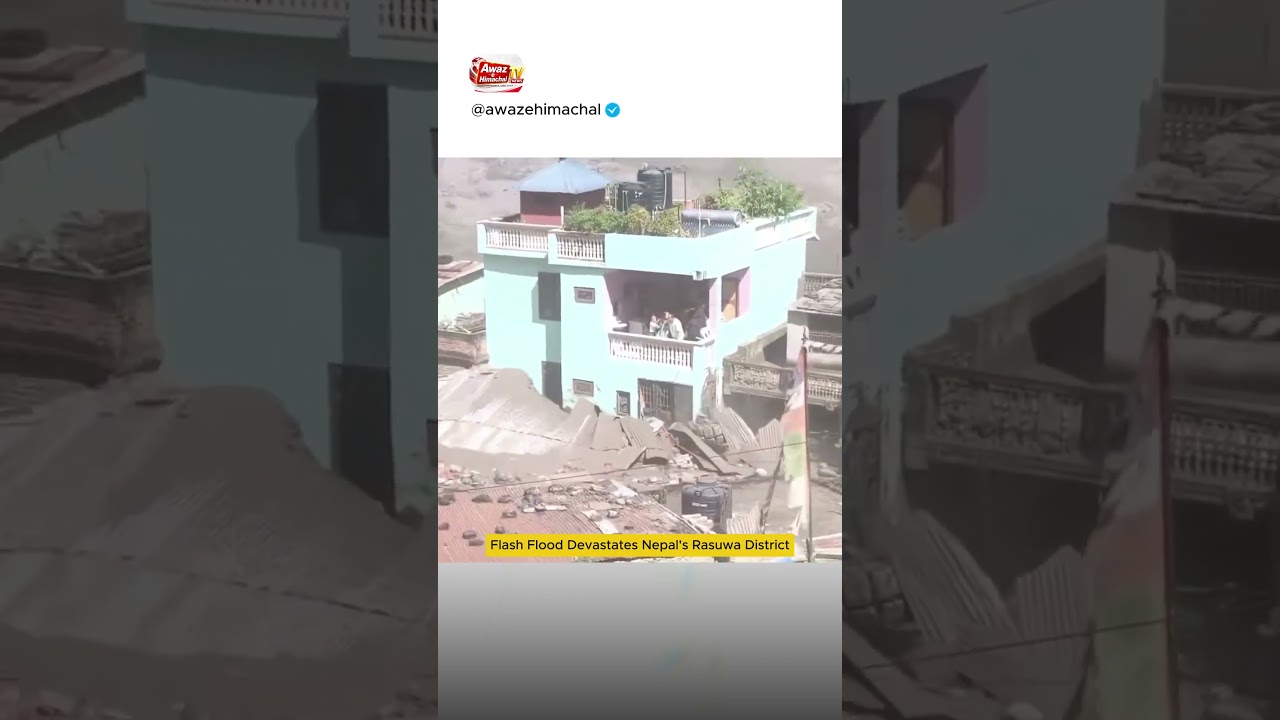 Viral Video Disaster in Nepal..⚠️🚨Huge Flood 500+ Dead