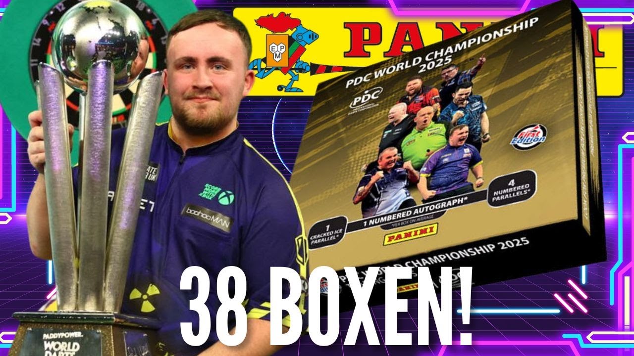 38 PANINI BOXEN in EINEM VIDEO! 🎯 PICK YOUR DARTER BREAK (Panini PDC WM 2025)