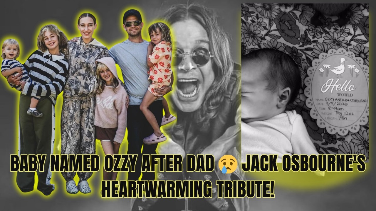 Jack Osbourne Names Baby Girl Ozzy Matilda After Late Dad Ozzy – Heartwarming Tribute ❤️