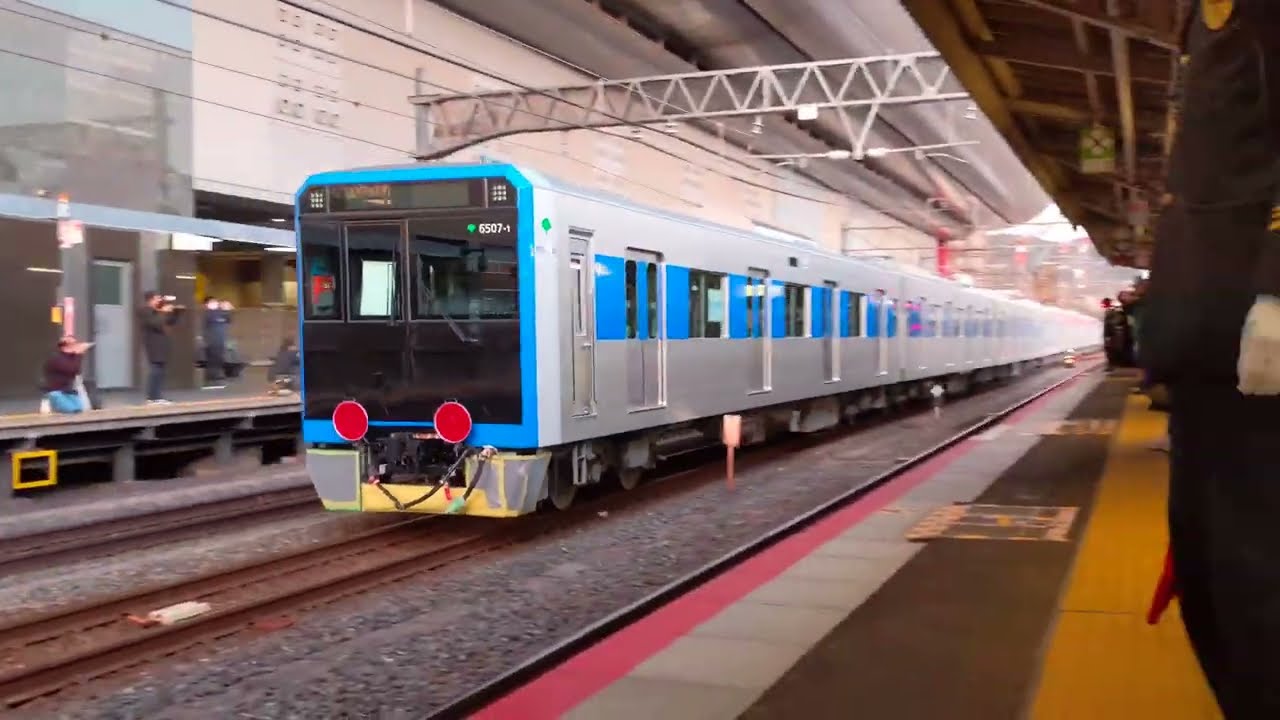 【都営の電子レンジww】都営6500形6507F甲種輸送　京都駅通過