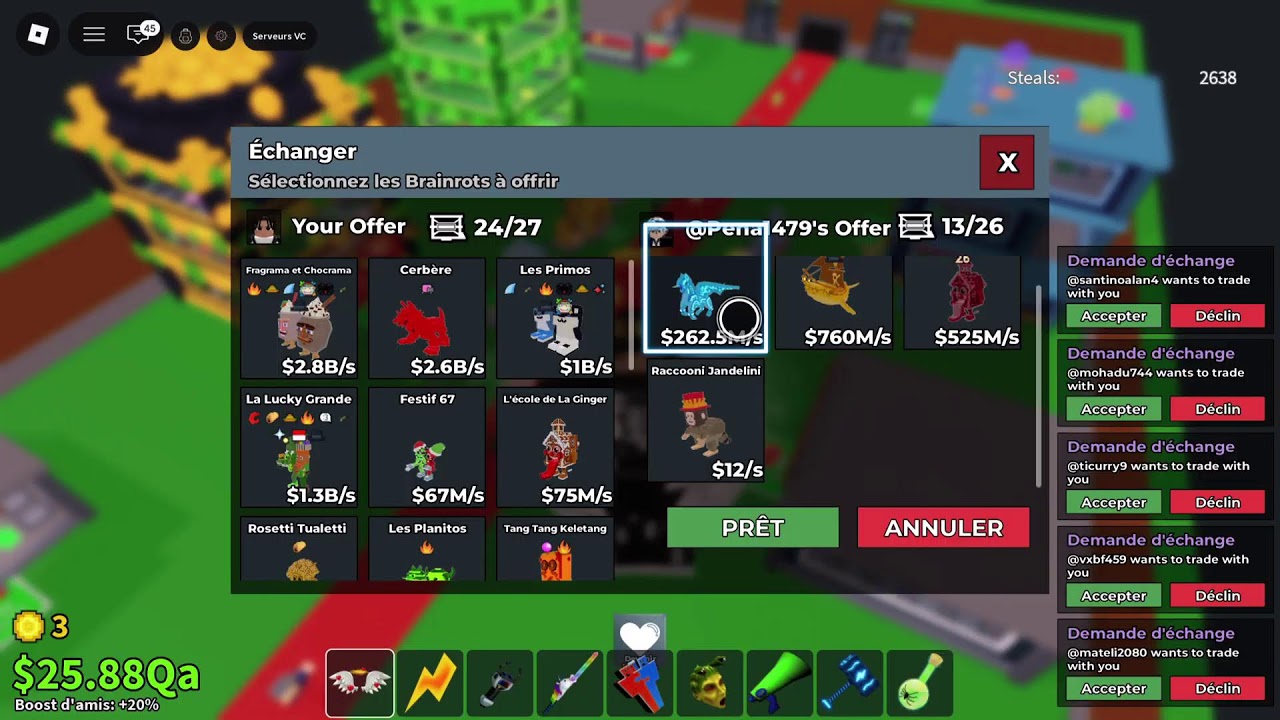 🔴 Live SAB trade Cherche et grande fais la base aveC Caution combi psd Louislacalvitie 🔴
