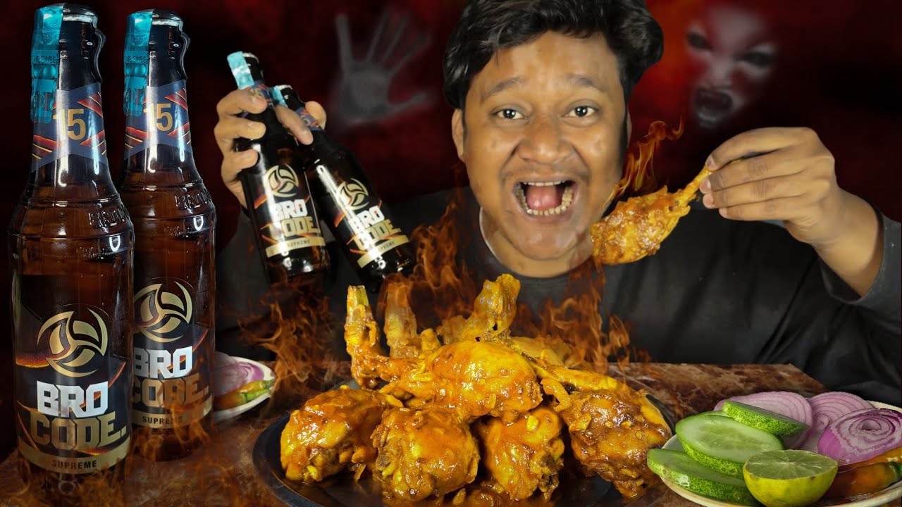 2 BRO CODE WITH 1.5KG CHICKEN LEG PIECE MUKBANG AND RECIPE