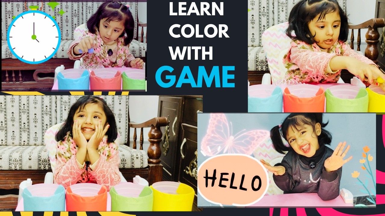 Learn color with game and fun | Easy way to learn color matching #colors #kidsvideo #games
