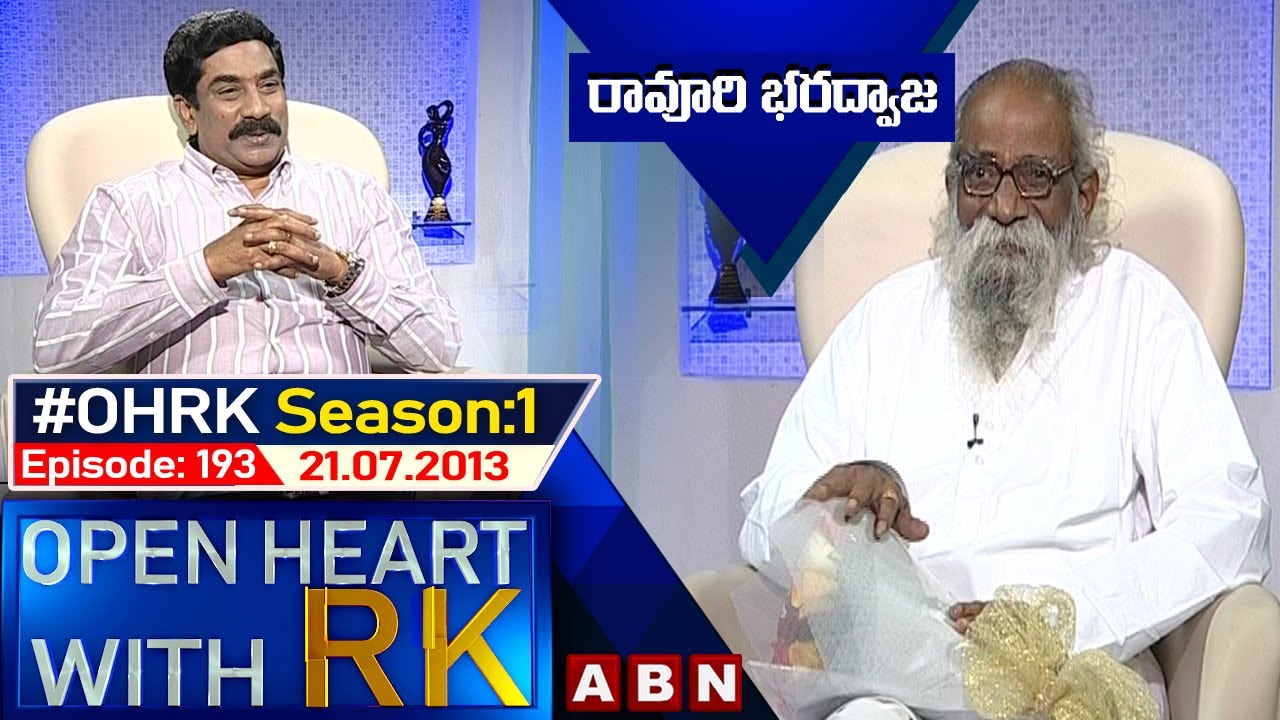 Ravuri Bharadhwaja Open Heart With RK | Season:1 - Episode:193 | 21.07.2013 | #OHRK​​​​​ | ABN