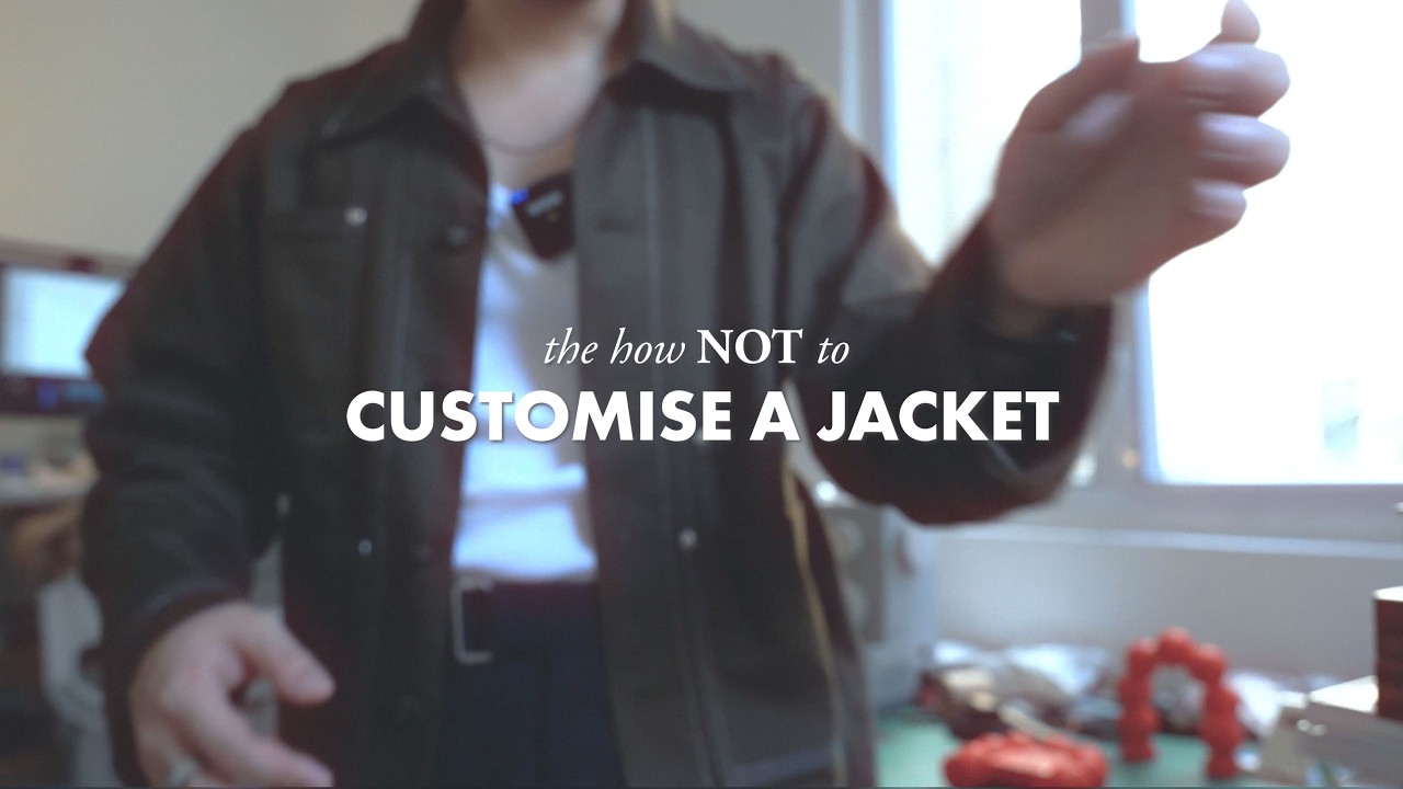 DON'T EXECUTE WITHOUT ANY PLANS | Learning to Alter a Work Jacket at Home