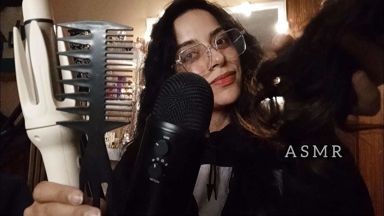 ASMR Te Peino + Chicle ✨🎀✨