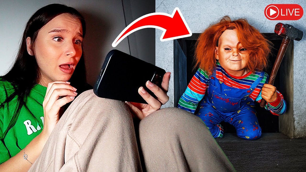 HORROR CHUCKY heimlich beobachten ! 😰🪓 (Er entdeckt mich)