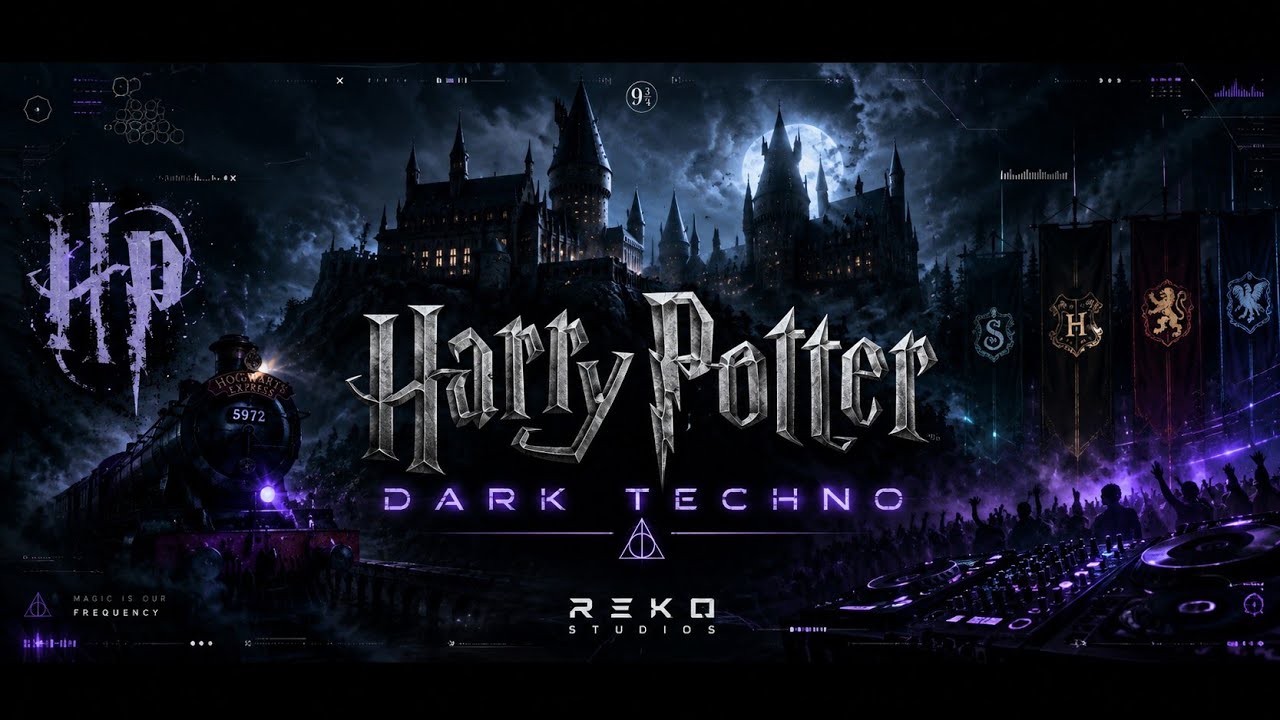 Harry Potter Inspired Dark Techno ⚡ Hogwarts After Dark | Magic Castle Rave
