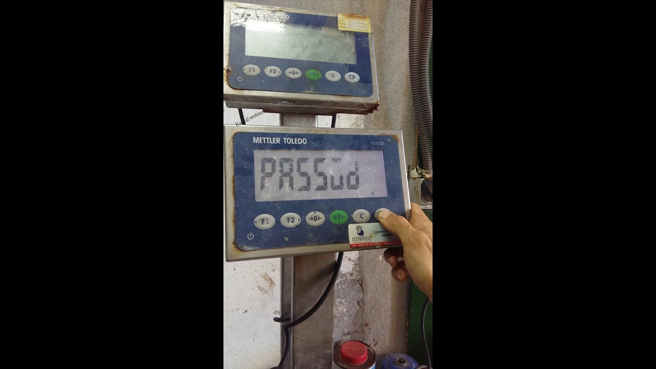 Étalonnage (calibrage) mettler toledo Ind 236