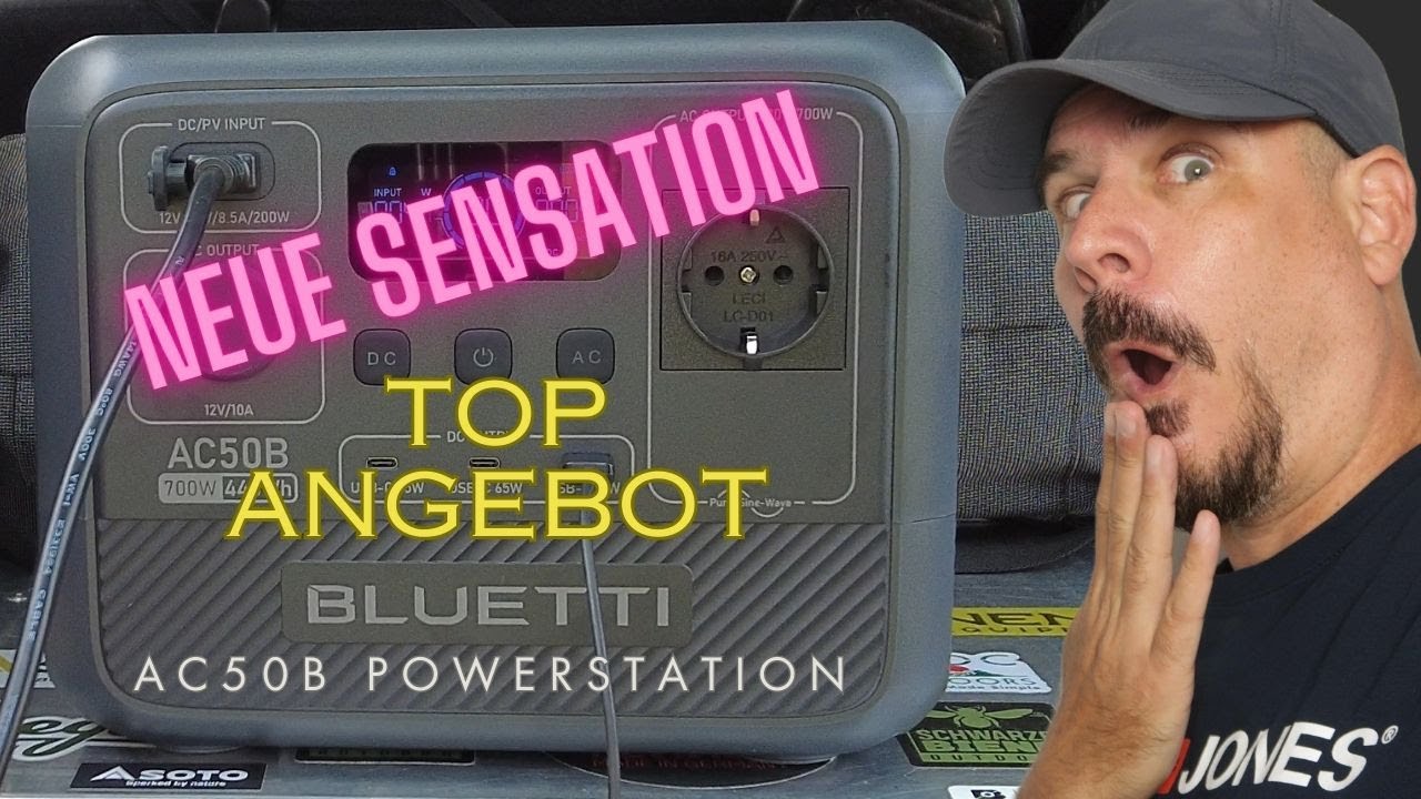 Camping leicht gemacht: Neue Bluetti Powerstation AC50B als zuverl&auml;ssiger Stromlieferant.