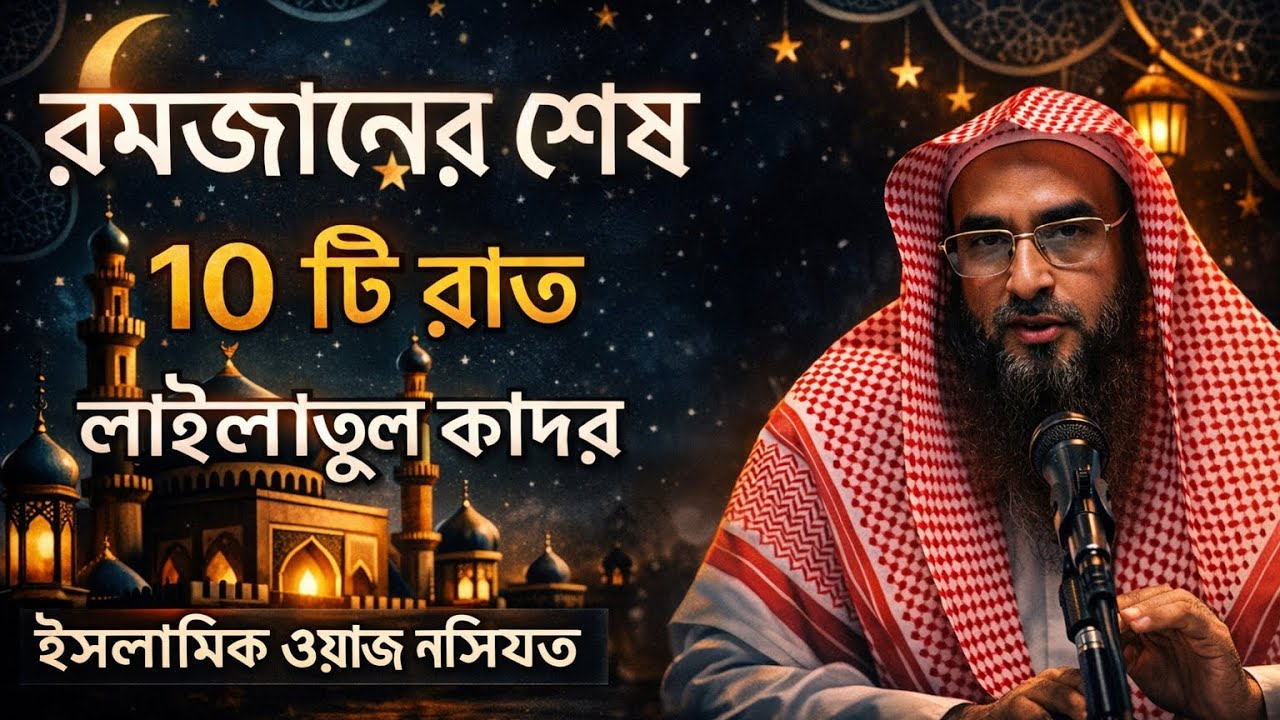রমজানের শেষ 10 টি রাত লাইলাতুল কদর-romzaner sesh 10 te rat lailatul qadar-new bangla waz-new jalsha 