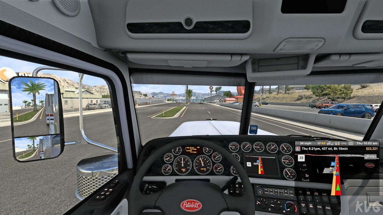 American Truck Simulator - Las Vegas to Reno - Nevada Gameplay (PC UHD) [4K60FPS]