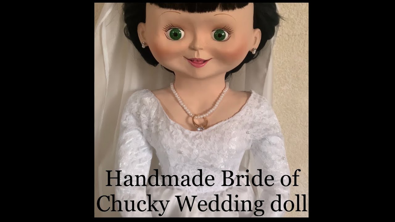 Making a Bride of Chucky inspired wedding doll