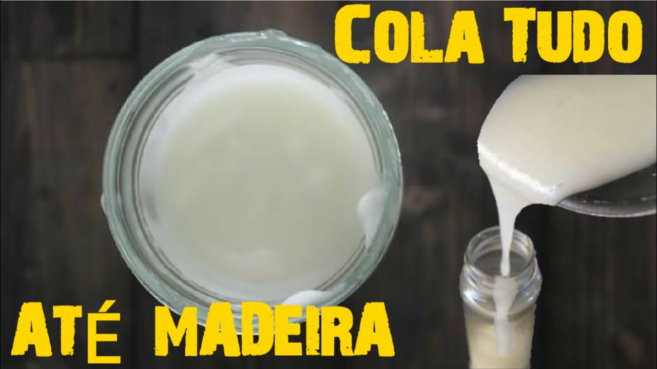 Cola Caseira Super Resistente:Cola at&eacute; Madeira