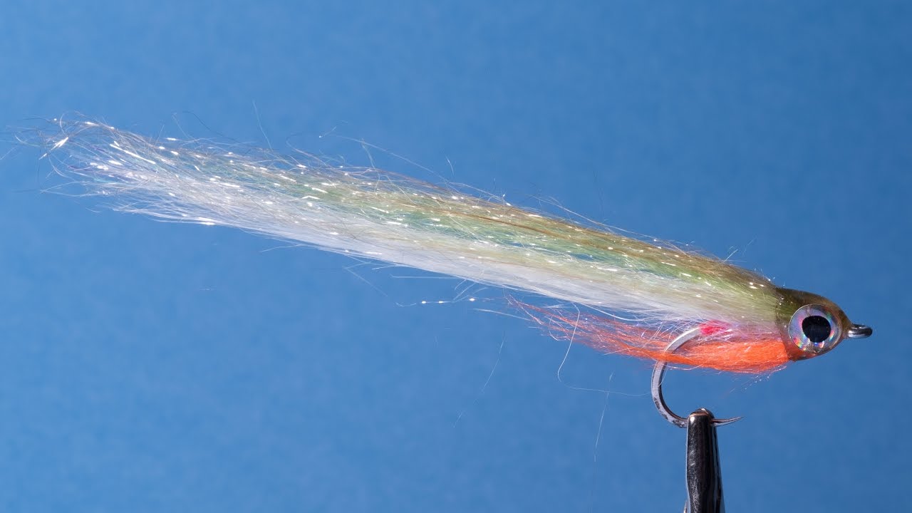 Saltwater Baitfish Herring Streamer for Seatrout Seabass Striper Polar Fibre (Fly Tying)