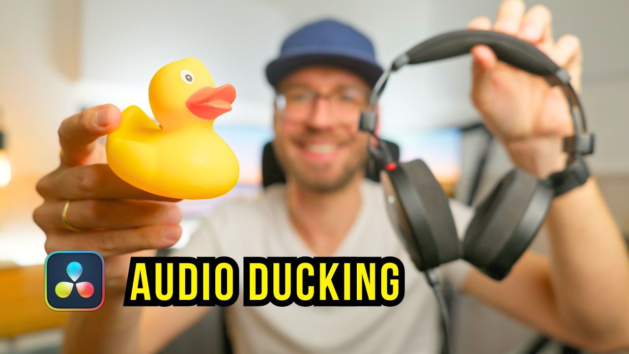 Nie mehr MUSIK manuell LEISER machen! - Davinci Resolve Audio Ducking