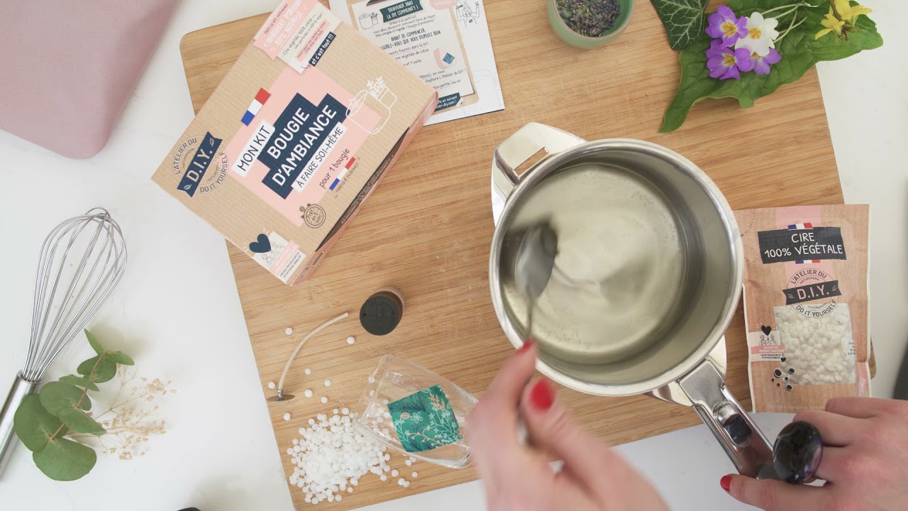 DIY Tuto : Fabriquer sa bougie naturelle | Atelier DIY