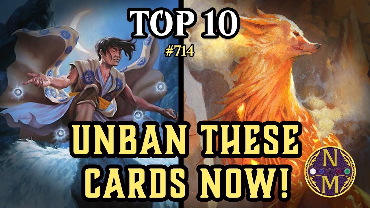 MTG Top 10: These Magic: the Gathering Cards SHOULDN'T be  Banned!