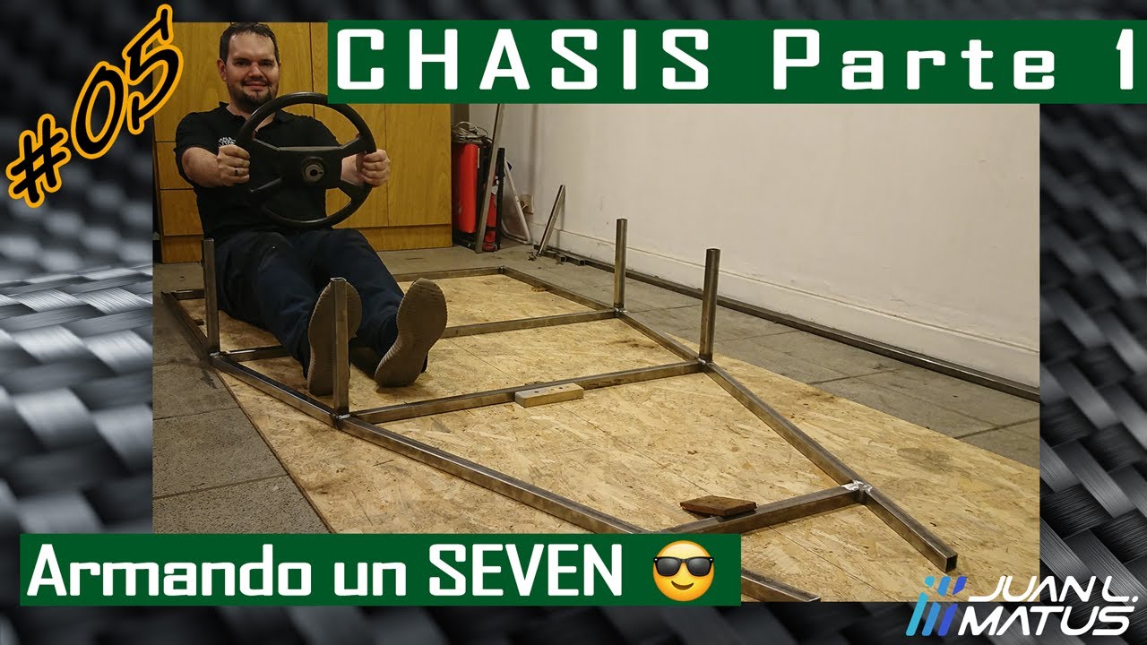 #05 - 😎 Armando un Lotus SEVEN: Como ARMAR el cuadro inferior del CHASIS 🔨 - Juanlmatus.com