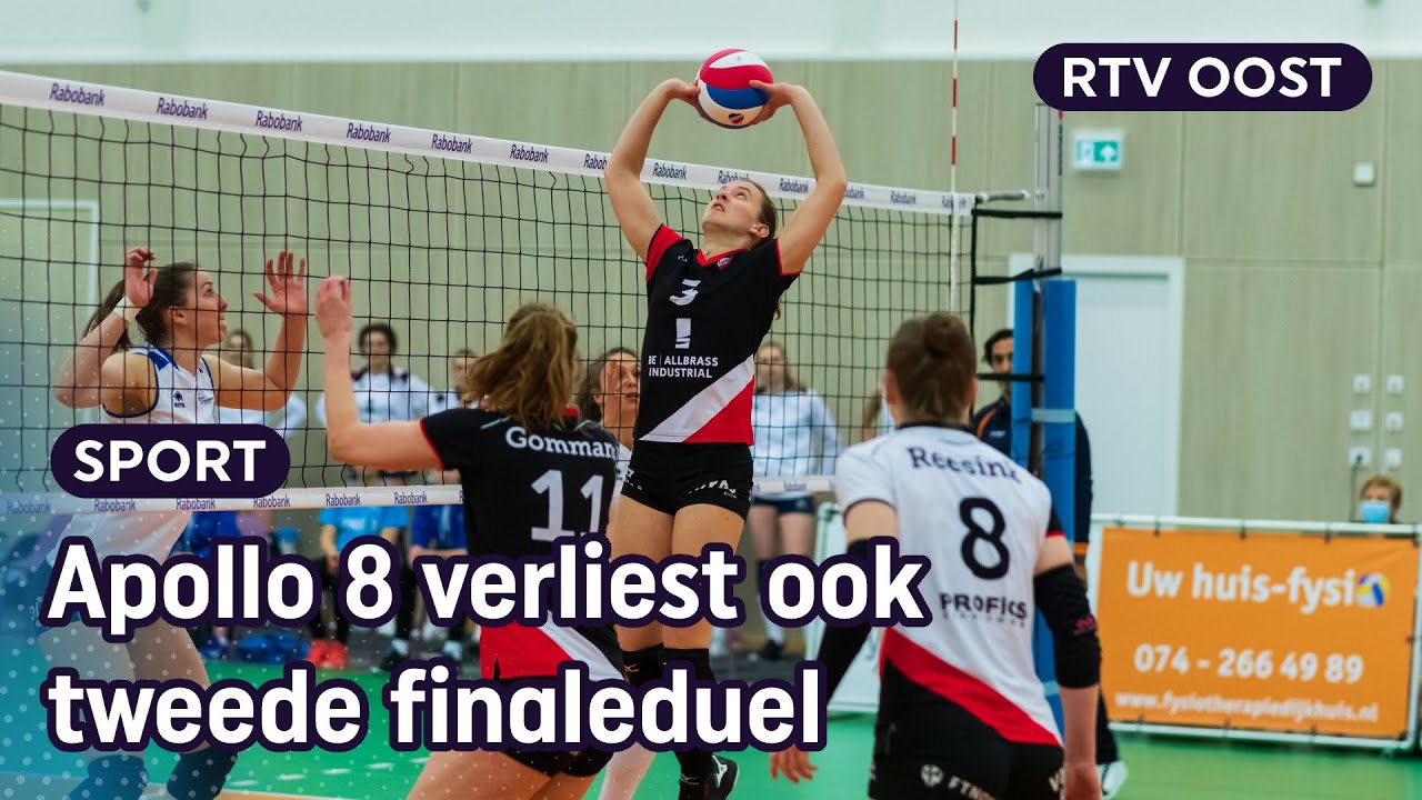 Kijk terug: De tweede finalewedstrijd van de volleybalsters van Apollo 8 tegen Sliedrecht Sport