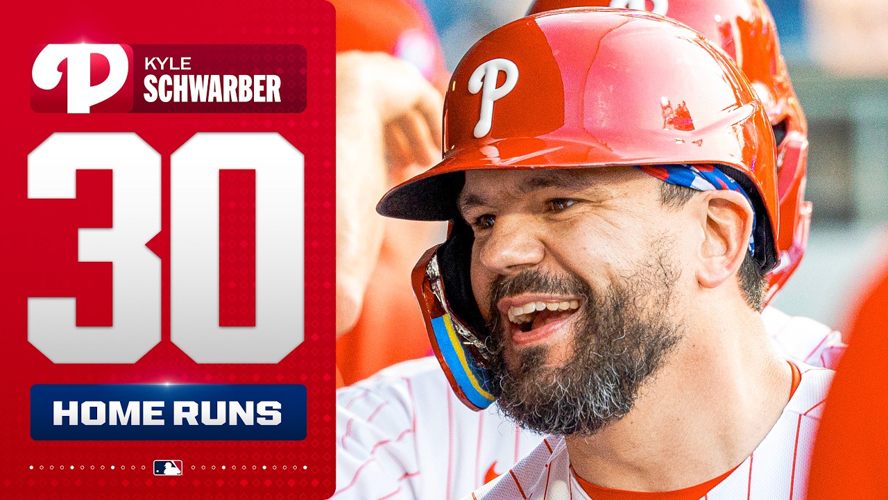 WSZYSTKIE 30 homerun&oacute;w Kyle'a Schwarbera w 2026 roku (jak dotąd) 🔔 | Najważniejsze momenty MLB