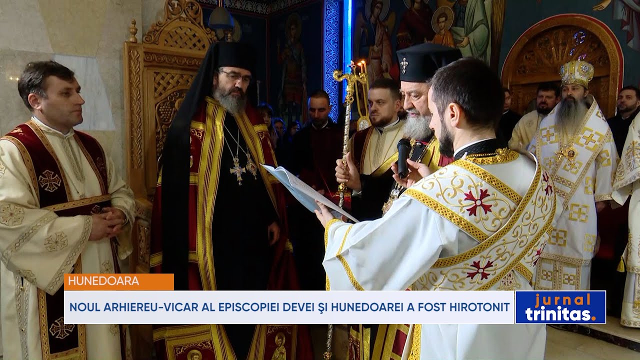 Noul Arhiereu-vicar al Episcopiei Devei şi Hunedoarei a fost hirotonit