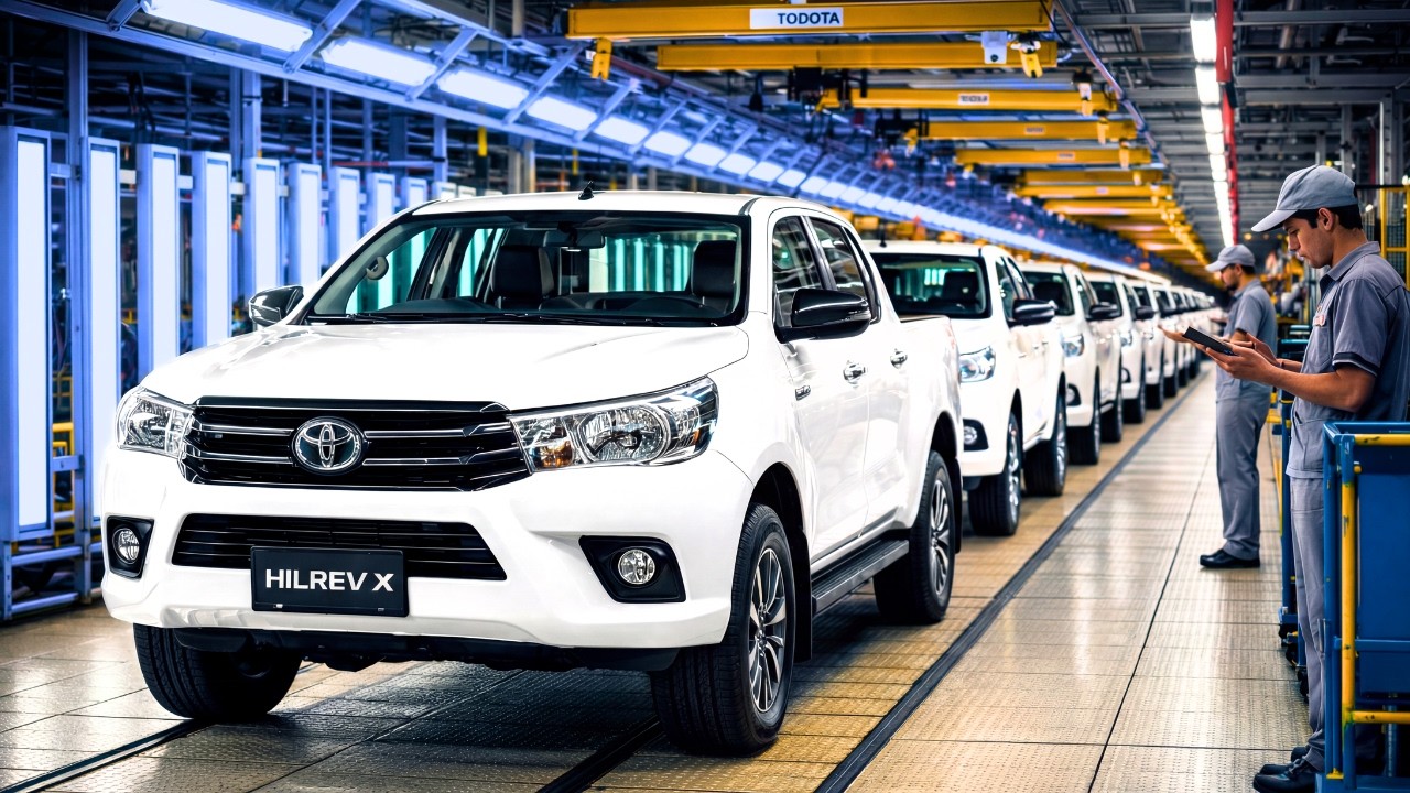 Inside the Toyota Hilux Factory | How Toyota Builds the World’s Toughest Pickup (Full Process)