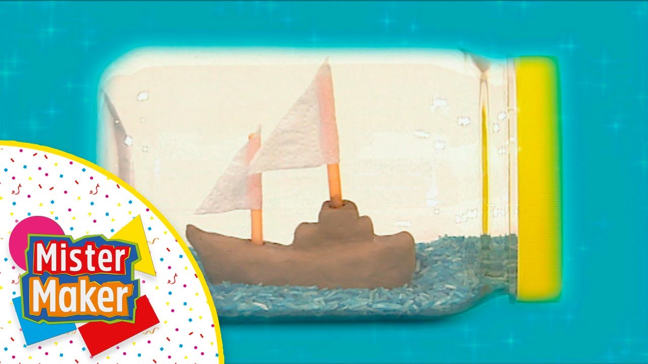 Barco en una botella ⛵️ | Mister Maker En Español