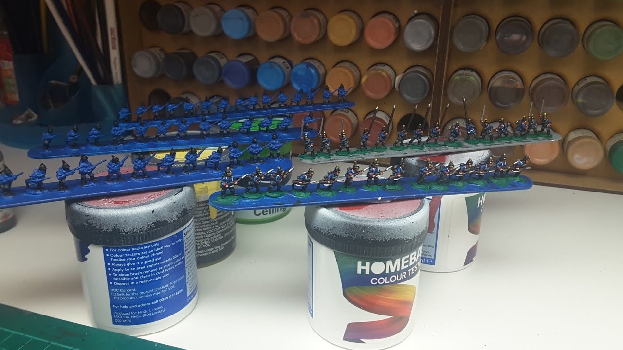 First time painting 10mm wargame figures