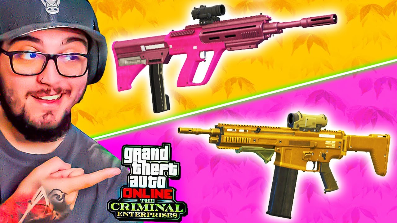 COMPREI e TESTEI as NOVAS ARMAS do NOVO DLC The Criminal Enterprises no GTA V ONLINE - GTA 5