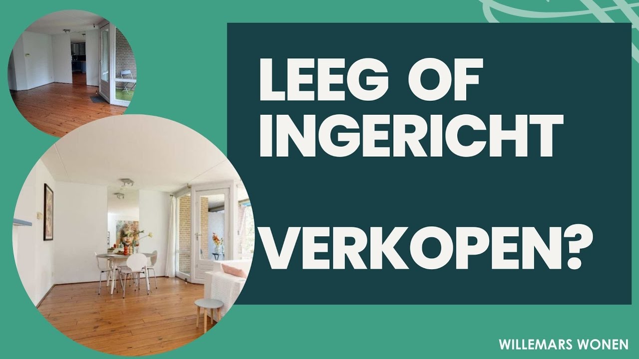 Appartement leeg verkopen?