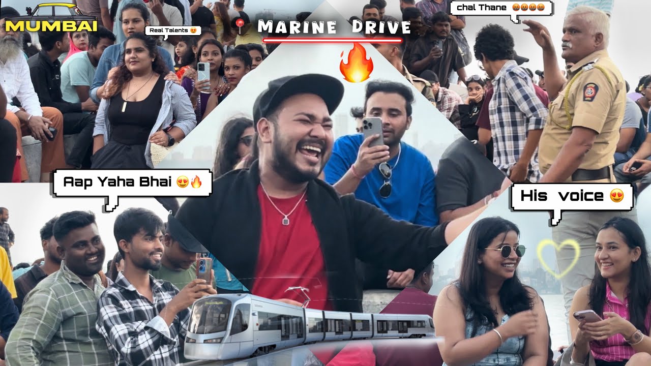 Marine Drive - Mumbai Singing Prank Gone Wrong⚠️ | Public Gone Crazy | Kardiya Prank | 2024